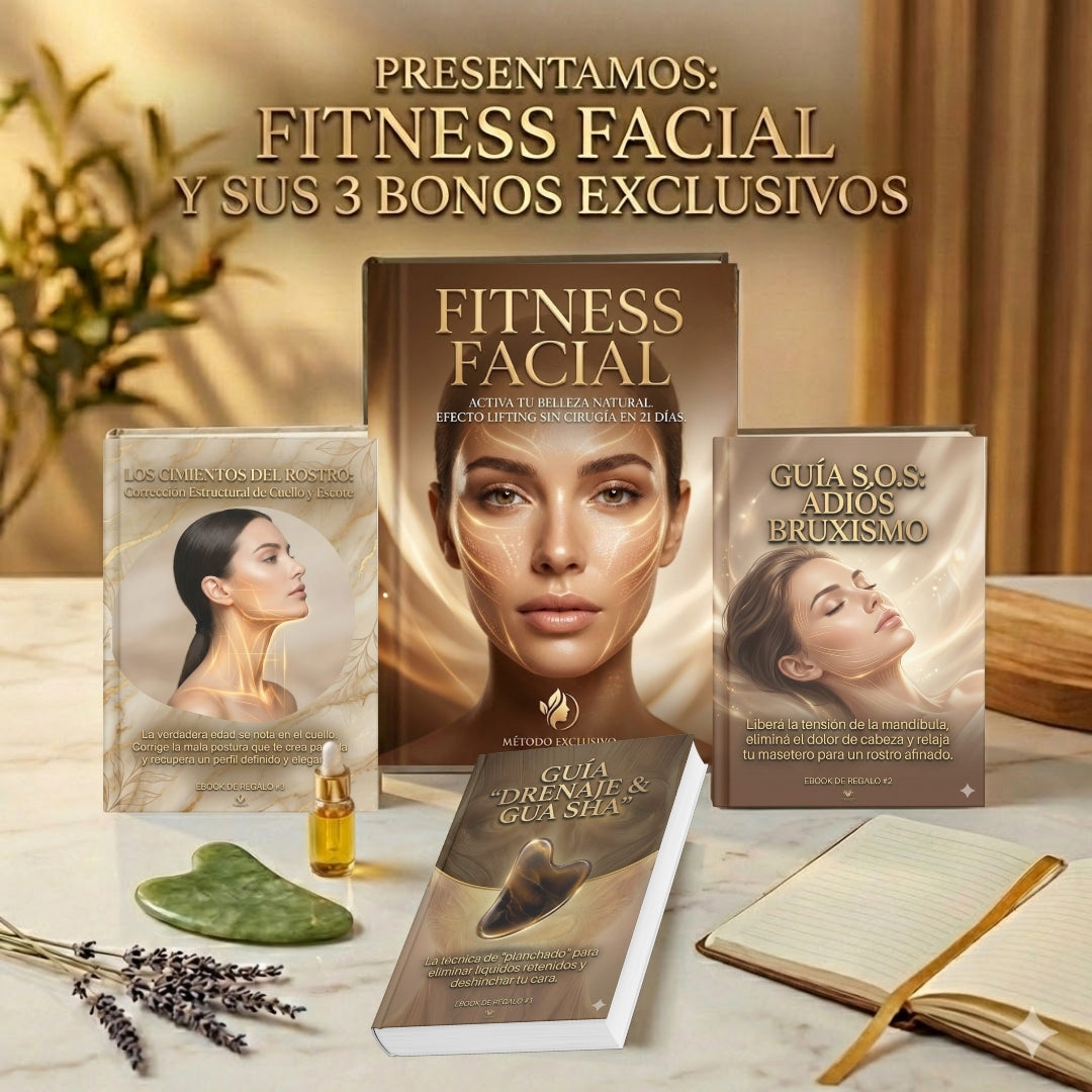 LA GUÍA DEFINITIVA DE REJUVENECIMIENTO DEL ROSTRO + 3 BONOS GRATIS